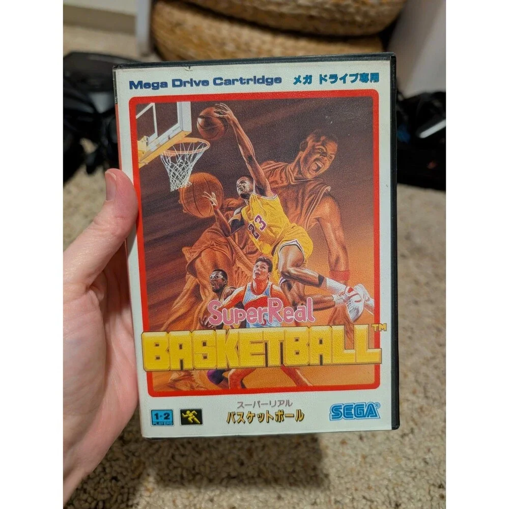 Super Real Basketball Sega Mega Drive **CASE ONLY**